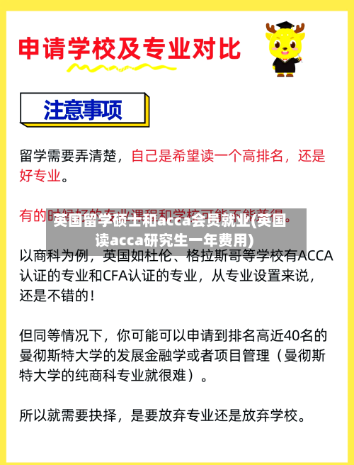 英国留学硕士和acca会员就业(英国读acca研究生一年费用)-第2张图片