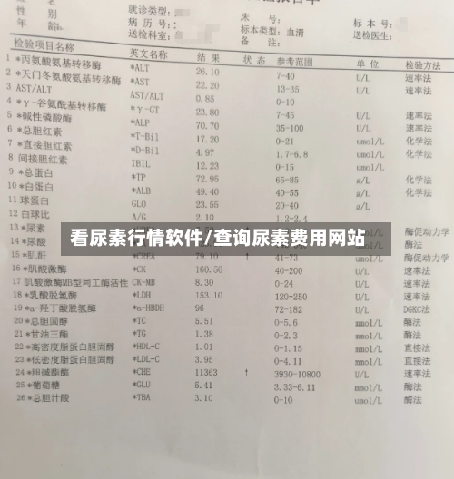 看尿素行情软件/查询尿素费用网站
