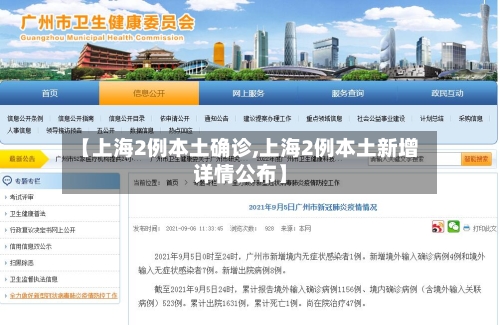 【上海2例本土确诊,上海2例本土新增详情公布】-第2张图片