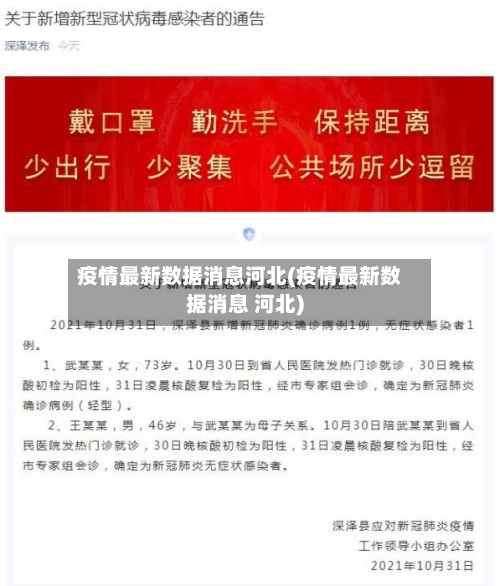 疫情最新数据消息河北(疫情最新数据消息 河北)