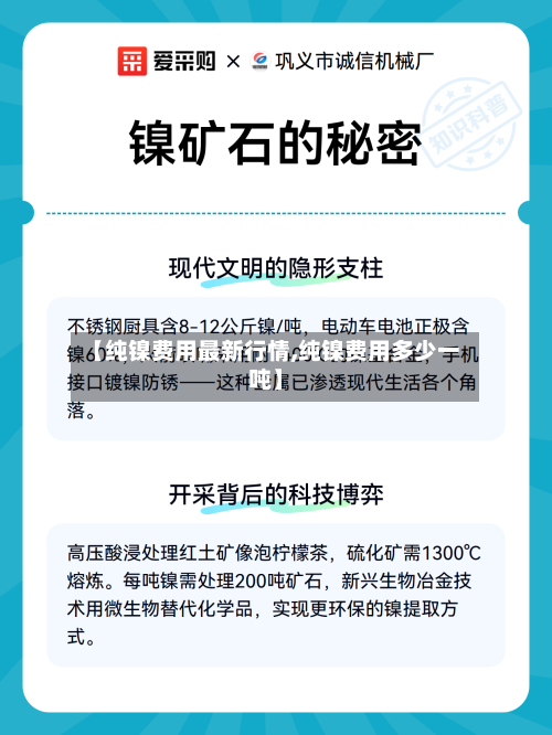 【纯镍费用最新行情,纯镍费用多少一吨】