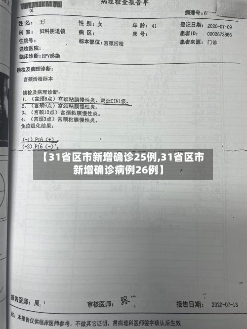 【31省区市新增确诊25例,31省区市新增确诊病例26例】-第2张图片