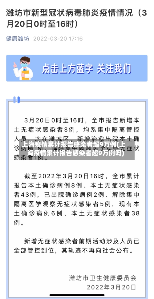 上海疫情累计报告感染者超9万例(上海疫情累计报告感染者超9万例吗)-第2张图片