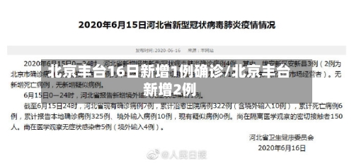 北京丰台16日新增1例确诊/北京丰台新增2例-第2张图片