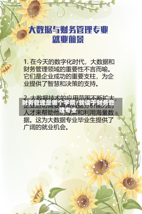 财务管理是哪个学院/就读于财务管理专业-第2张图片