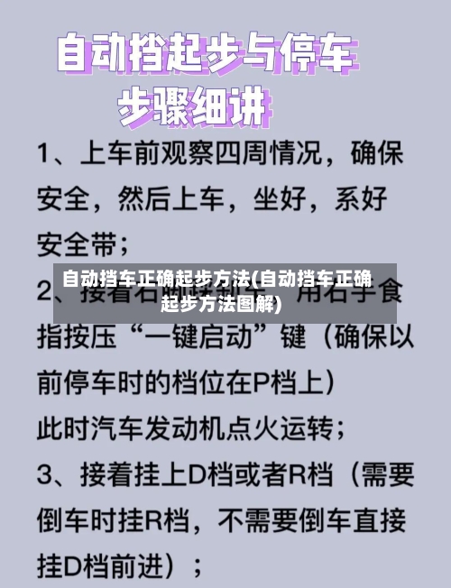 自动挡车正确起步方法(自动挡车正确起步方法图解)-第2张图片