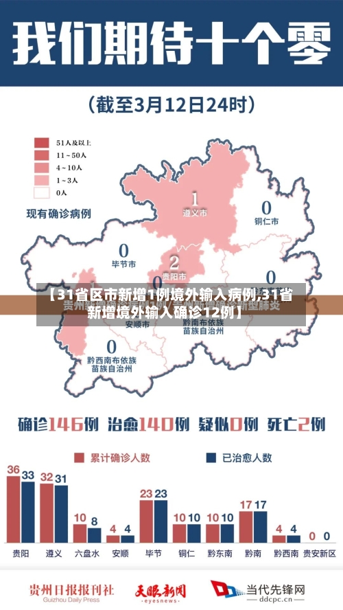 【31省区市新增1例境外输入病例,31省新增境外输入确诊12例】