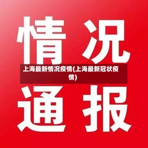 上海最新情况疫情(上海最新冠状疫情)-第3张图片