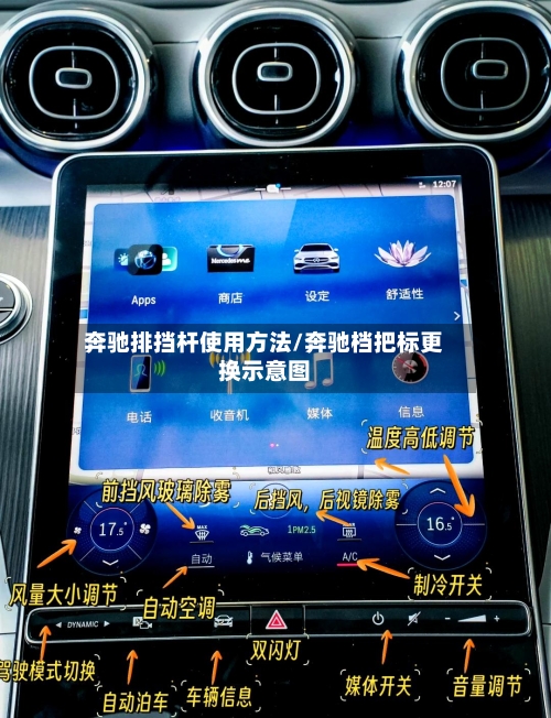 奔驰排挡杆使用方法/奔驰档把标更换示意图