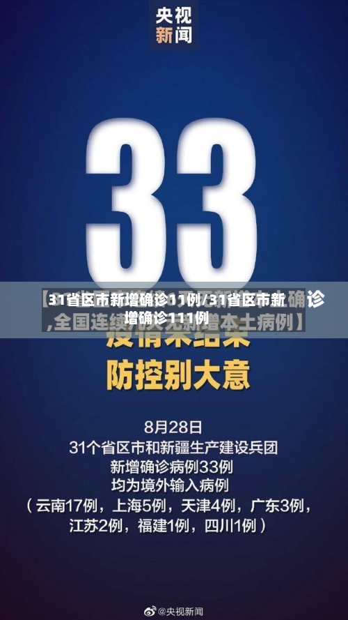 31省区市新增确诊11例/31省区市新增确诊111例-第3张图片