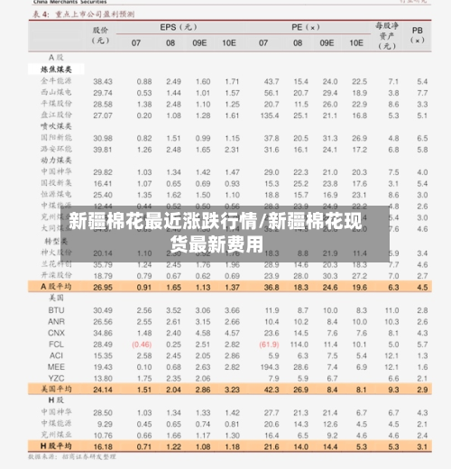 新疆棉花最近涨跌行情/新疆棉花现货最新费用-第2张图片