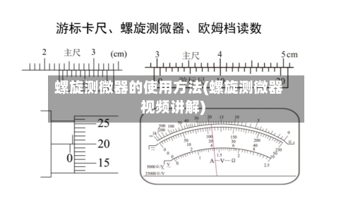 螺旋测微器的使用方法(螺旋测微器视频讲解)-第2张图片