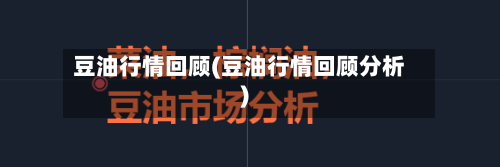 豆油行情回顾(豆油行情回顾分析)-第3张图片