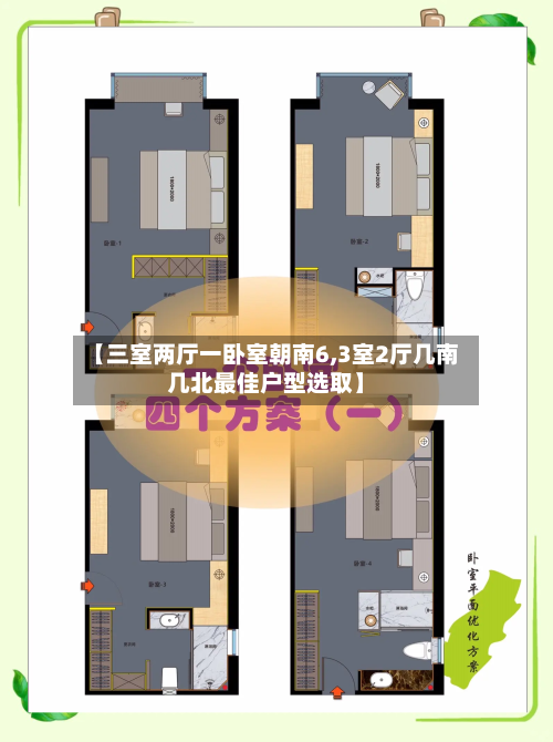 【三室两厅一卧室朝南6,3室2厅几南几北最佳户型选取】