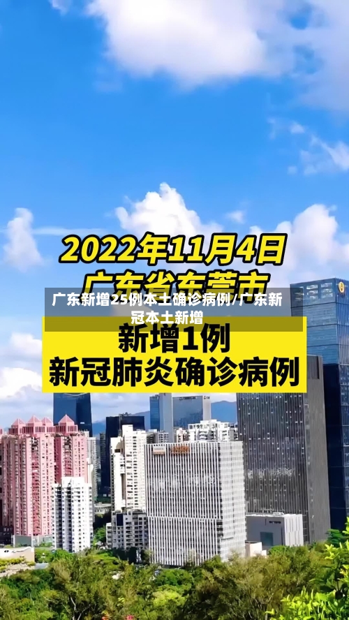 广东新增25例本土确诊病例/广东新冠本土新增